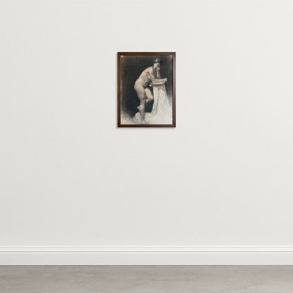Male Nude Study – Artist Presently Unidentified