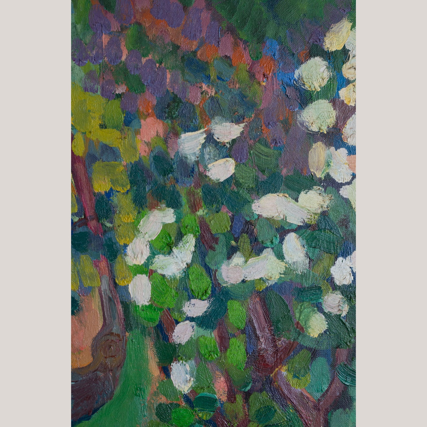 A. Estrada | Blossom | Vintage Signed Oil on Canvas