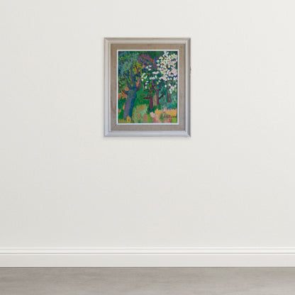 A. Estrada | Blossom | Vintage Signed Oil on Canvas