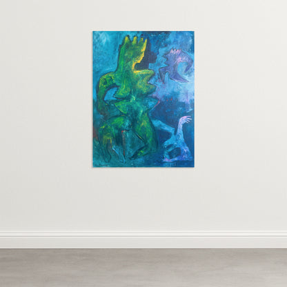 Abstract Figure Composition – Follower of the Cobra Group – Signed & Dated