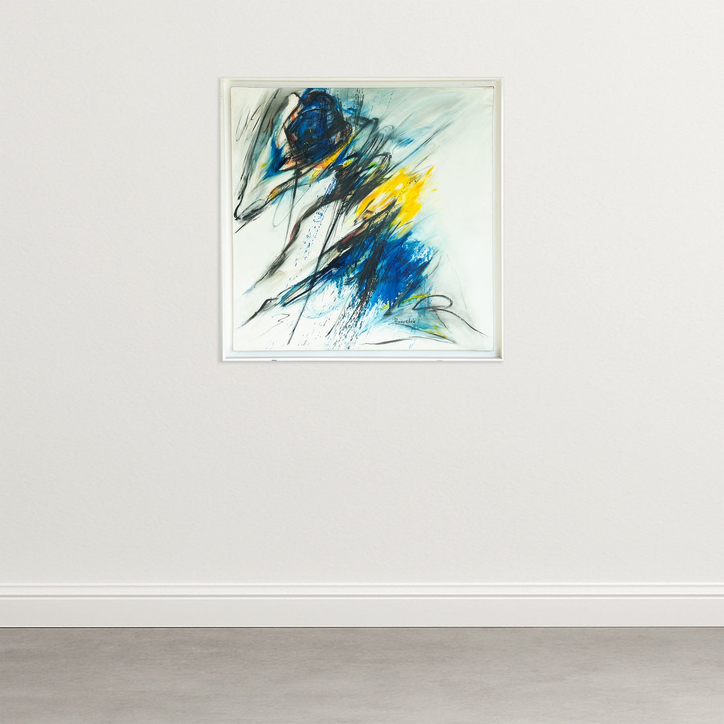 Abstract Composition – Concha Benedito – Original Mixed Media on Canvas