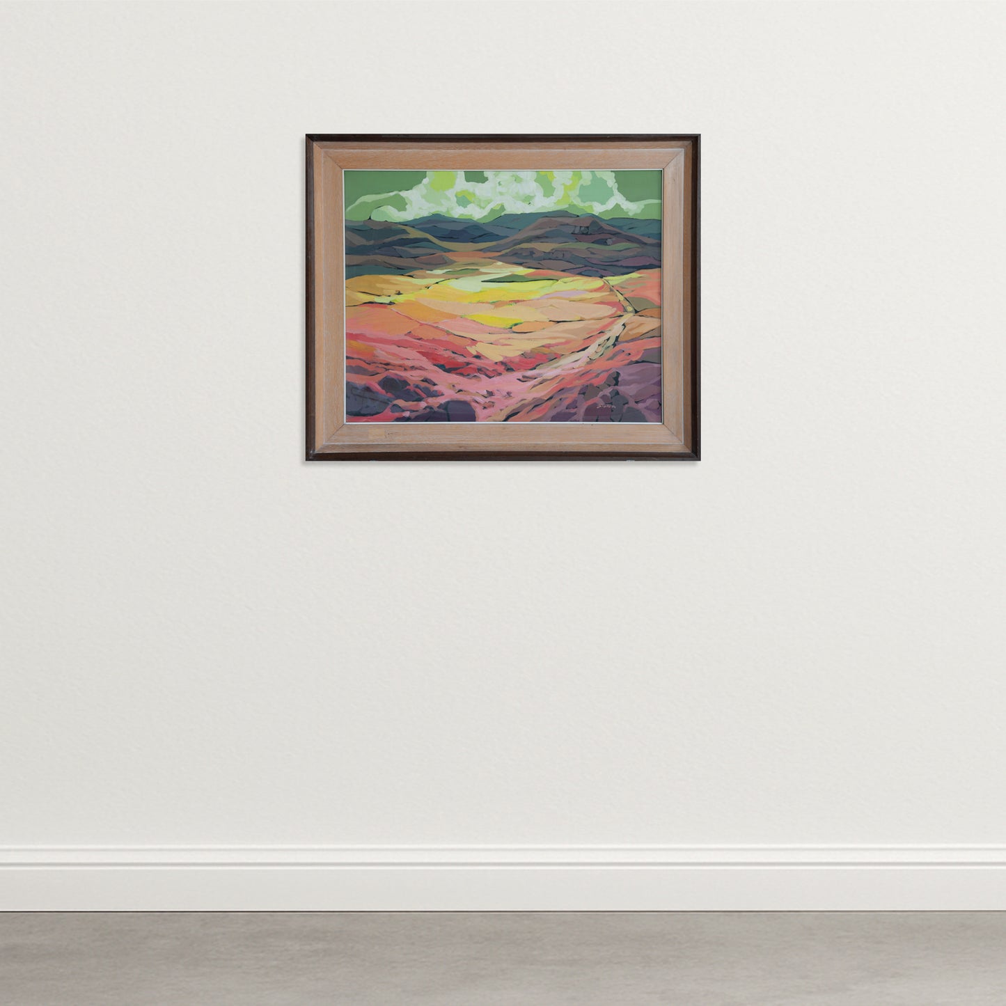Cerca de Sarroca – Landscape Painting - Escola d’Olot post-war abstraction