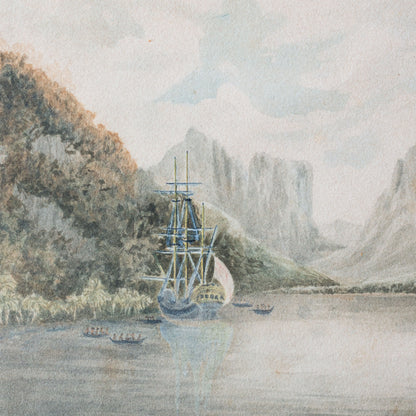 Taloo Harbour Tahiti Missionaries after Michael Angelo Rooker