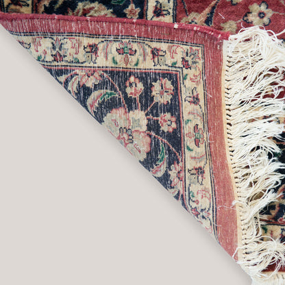 Vintage Hand-Knotted Signed Tabriz Rug, 258 × 158 cm
