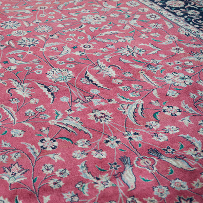 Vintage Hand-Knotted Signed Tabriz Rug, 258 × 158 cm