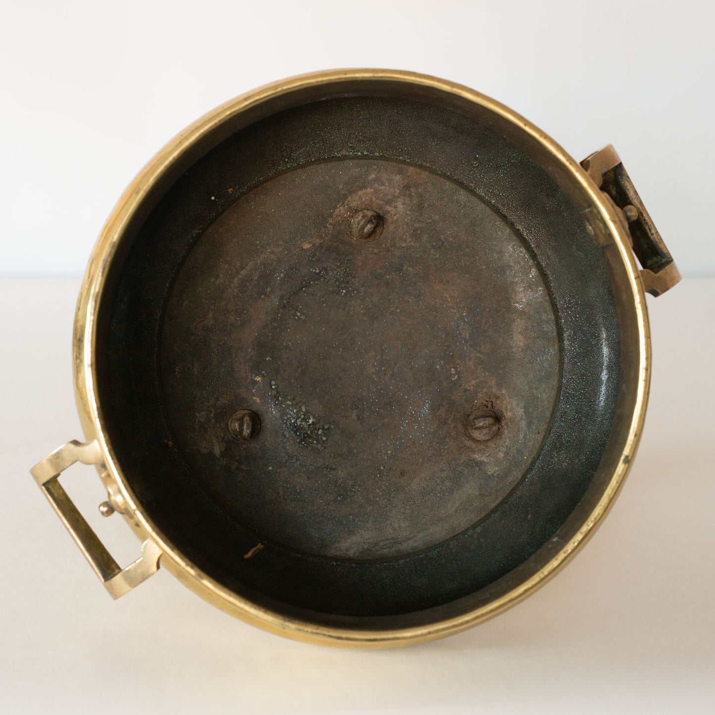 19th Century Brass Log Bin with Claw Feet