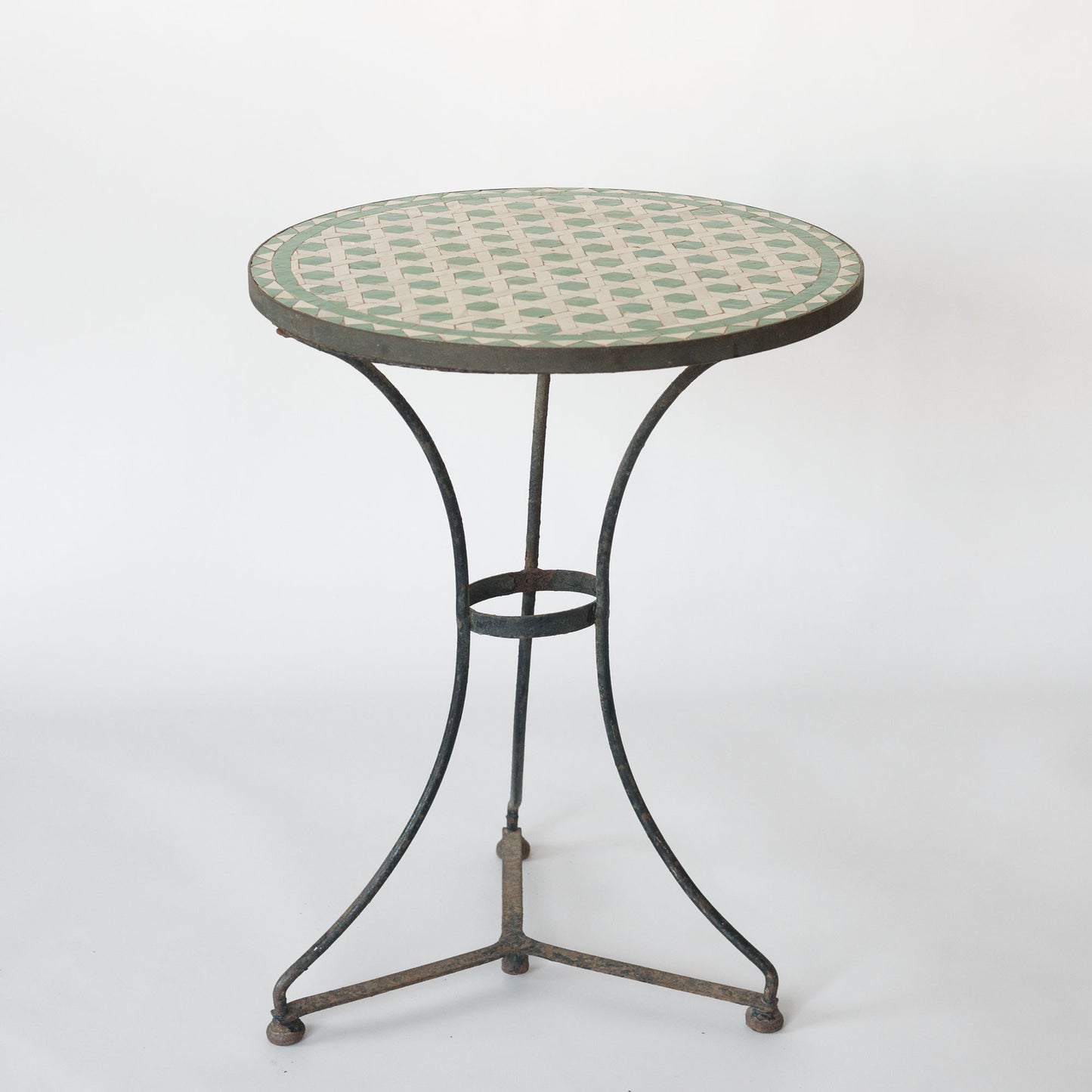 Antique Mosaic Garden Table