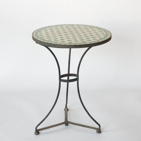Antique Mosaic Garden Table