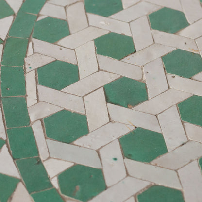 Antique Mosaic Garden Table