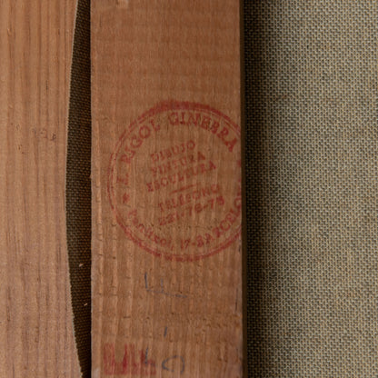 Plaça Reial (Royal Square) Barcelona - Impressionist Oil on Canvas - Signed