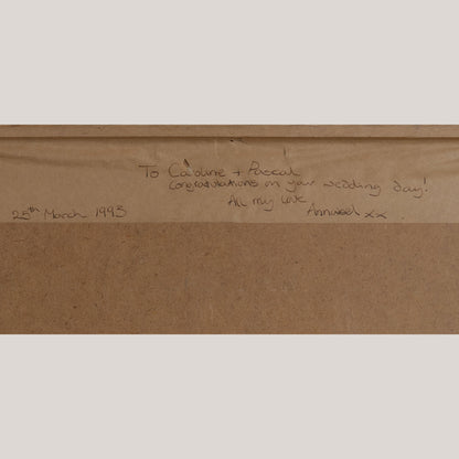 Reclining Nude Figure Charcoal Drawing