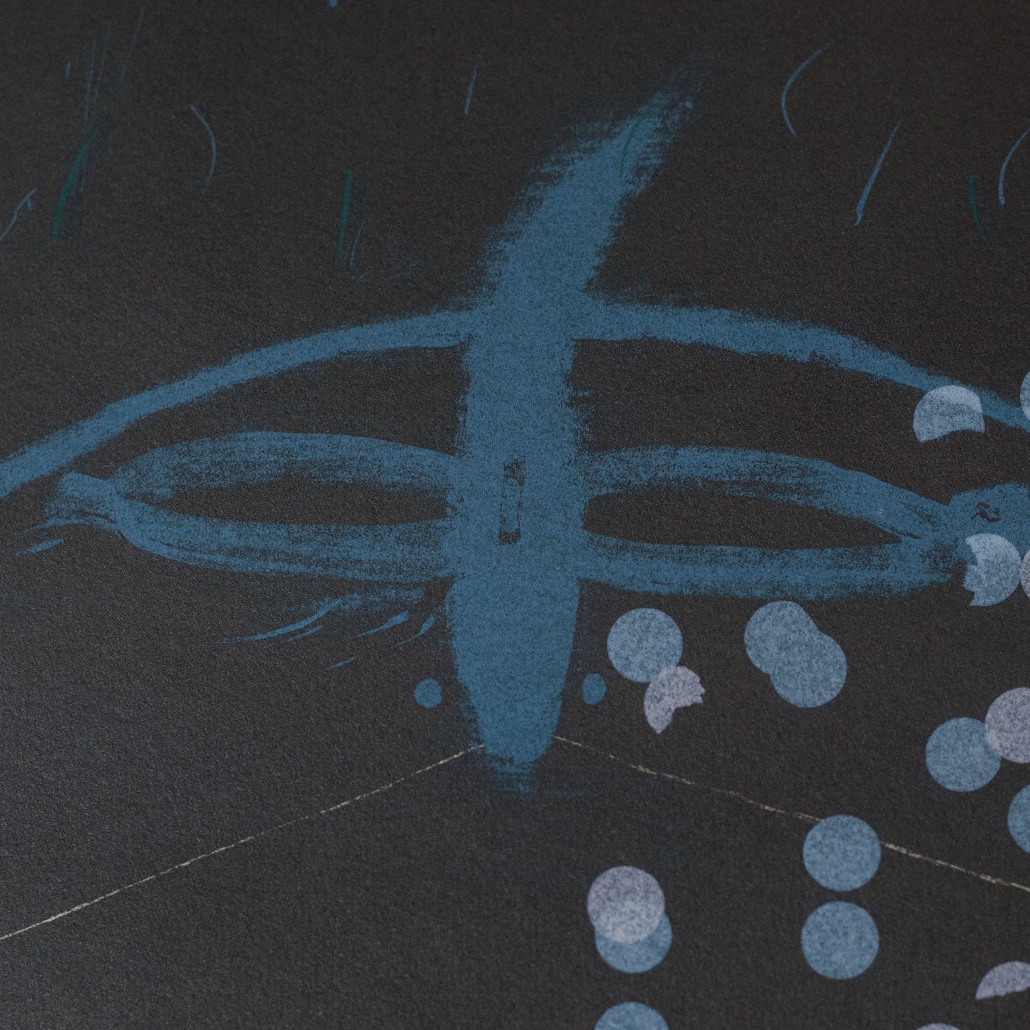 Abstract Geometric Compositions – Pair of Signed Vintage Framed Limited Edition Lithographs