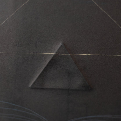 Abstract Geometric Compositions – Pair of Signed Vintage Framed Limited Edition Lithographs