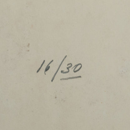 Aubrey Beardsley–Inspired Stylistic Limited Edition Silkscreen by Teresa Vilarrubias