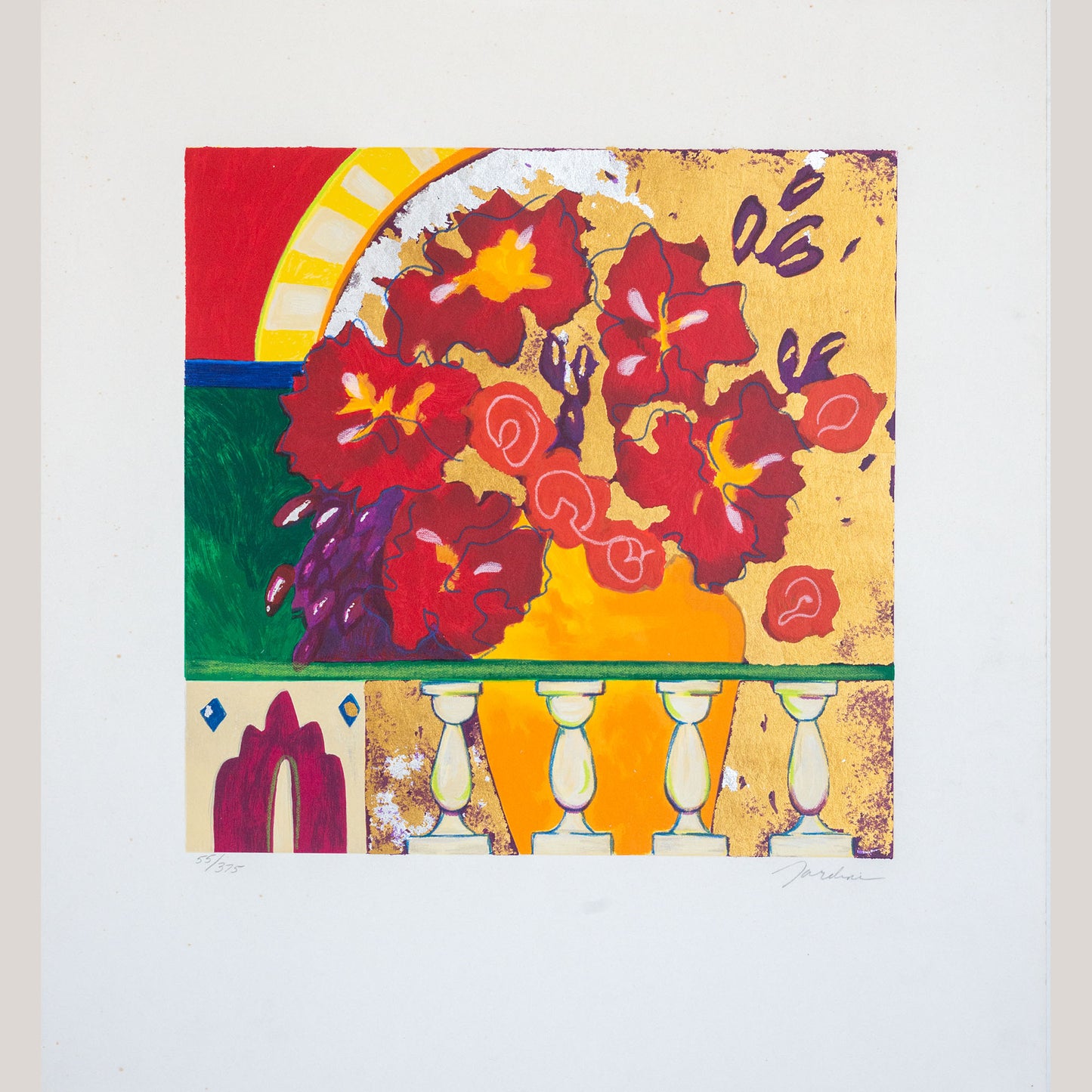 Floral Still Life Serigraphs (Set of Three) by Liz Jardine