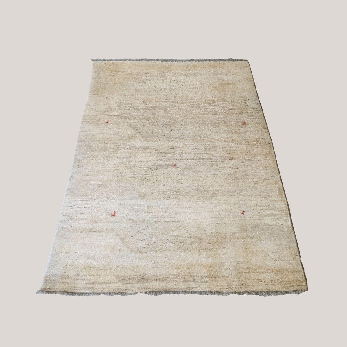 Vintage Persian Gabbeh Rug – Hand-Knotted Wool – 257 × 178 cm