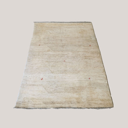 Vintage Persian Gabbeh Rug – Hand-Knotted Wool – 257 × 178 cm