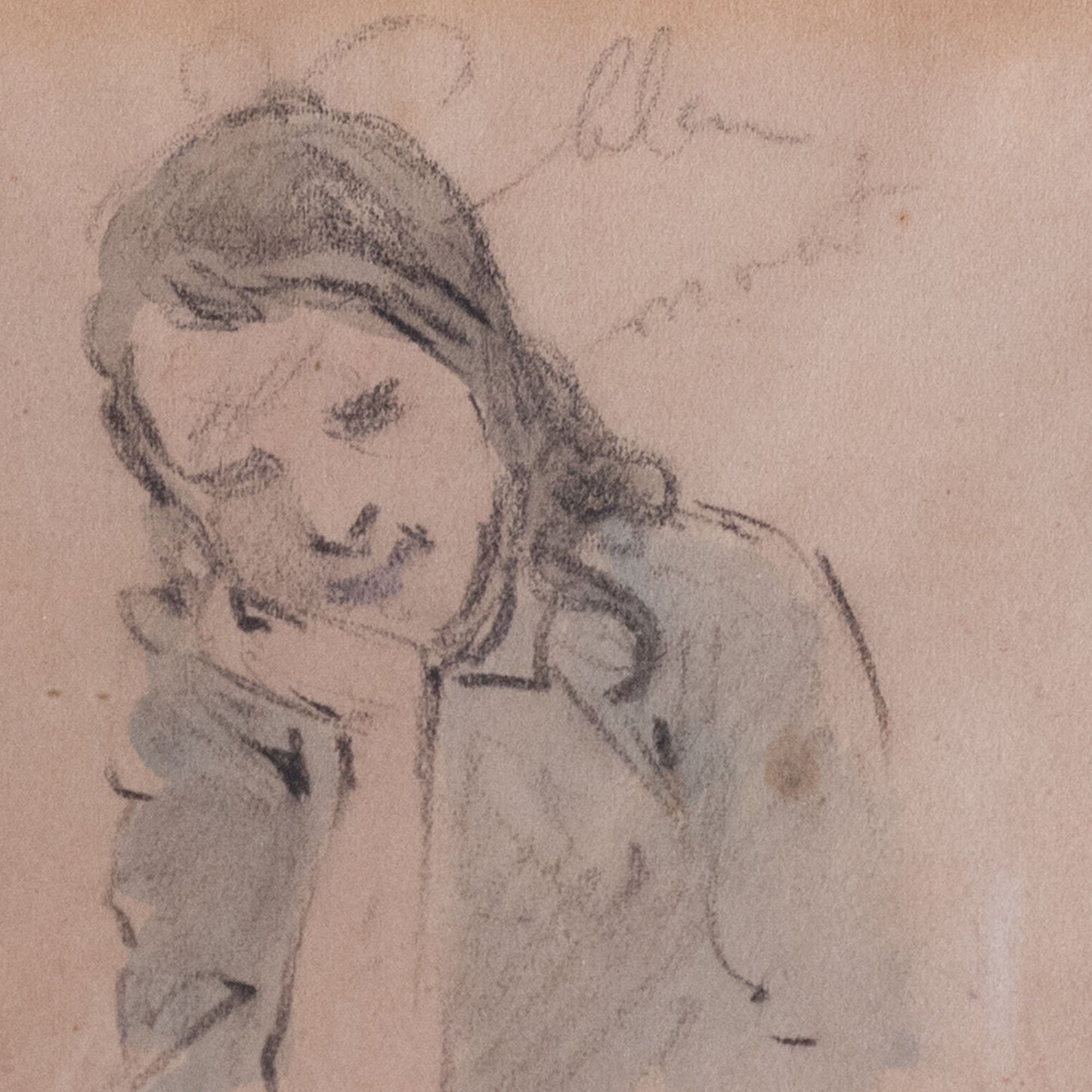 Framed  Signed Pencil Figure Studies