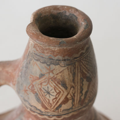 19th Century Aït Chenacha Berber Kabyle Terracotta Jug, Alger