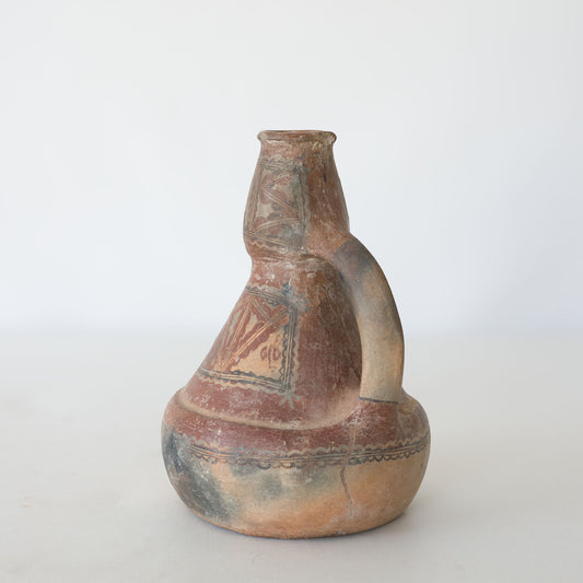 19th Century Aït Chenacha Berber Kabyle Terracotta Jug, Alger