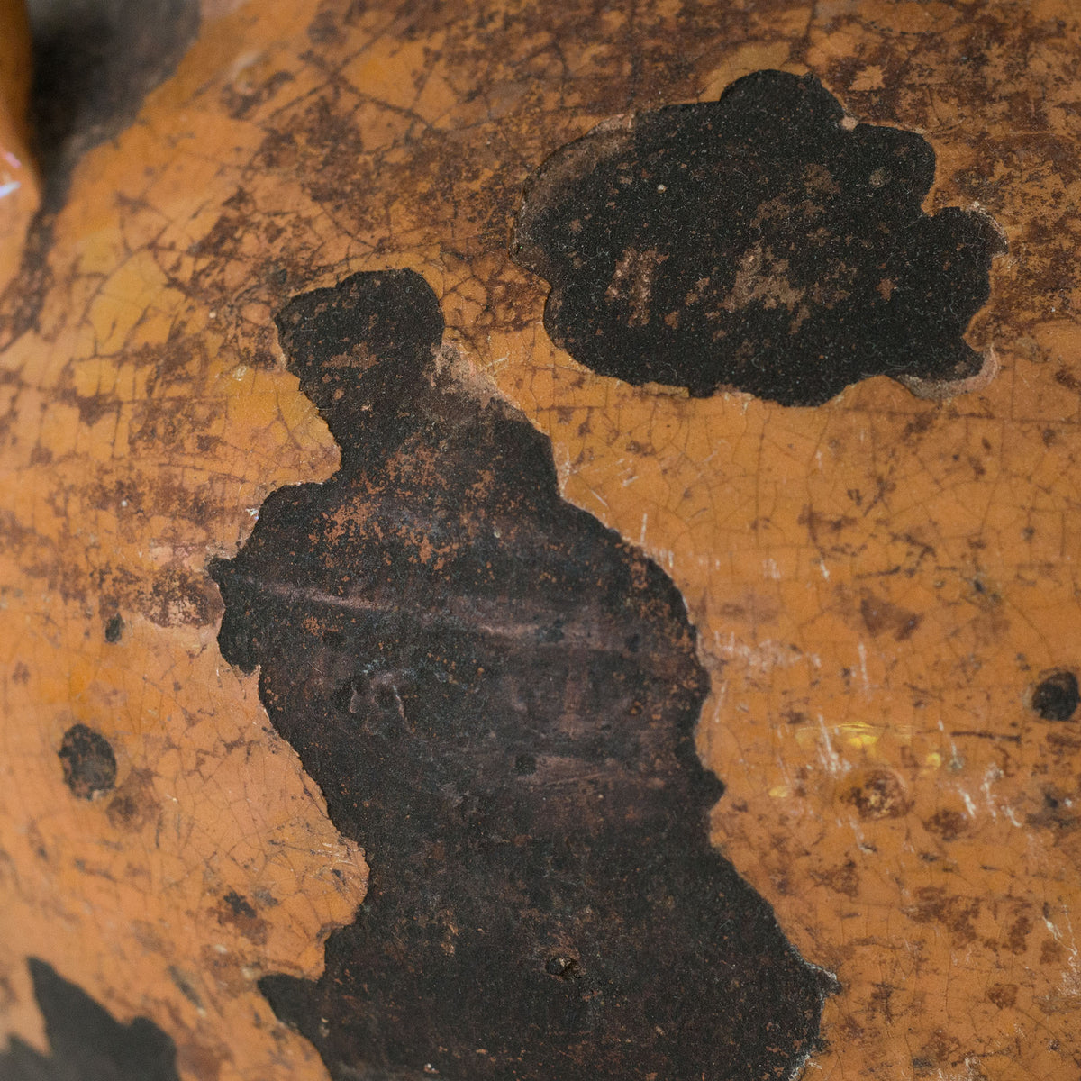 18th or 19th Century Terracotta Vase with Ochre Glaze