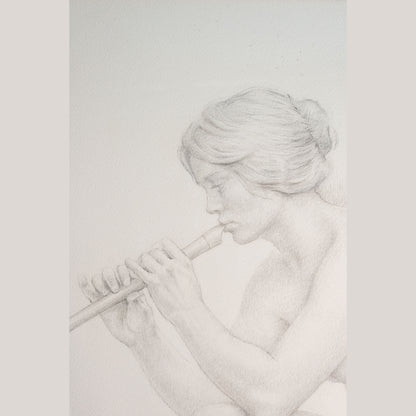 The Four Seasons (Les Quatre Estacions) – Suite of Four Large Framed Original Graphite Drawings