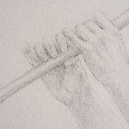 The Four Seasons (Les Quatre Estacions) – Suite of Four Large Framed Original Graphite Drawings