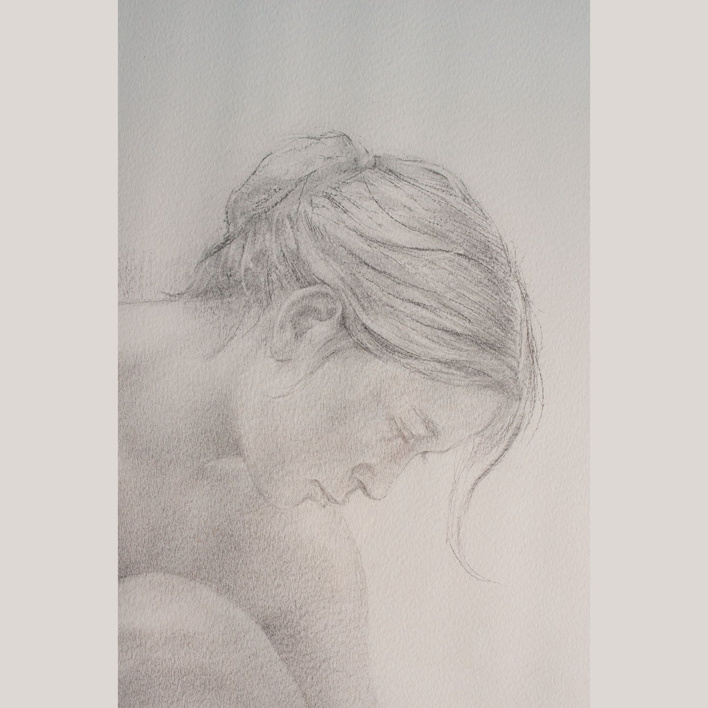 The Four Seasons (Les Quatre Estacions) – Suite of Four Large Framed Original Graphite Drawings