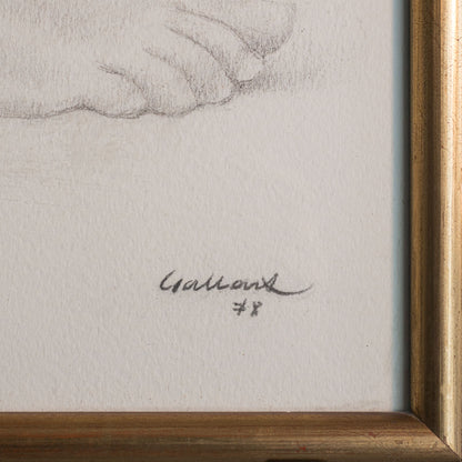 The Four Seasons (Les Quatre Estacions) – Suite of Four Large Framed Original Graphite Drawings