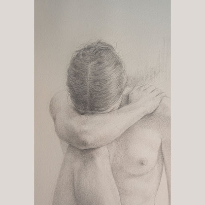 The Four Seasons (Les Quatre Estacions) – Suite of Four Large Framed Original Graphite Drawings