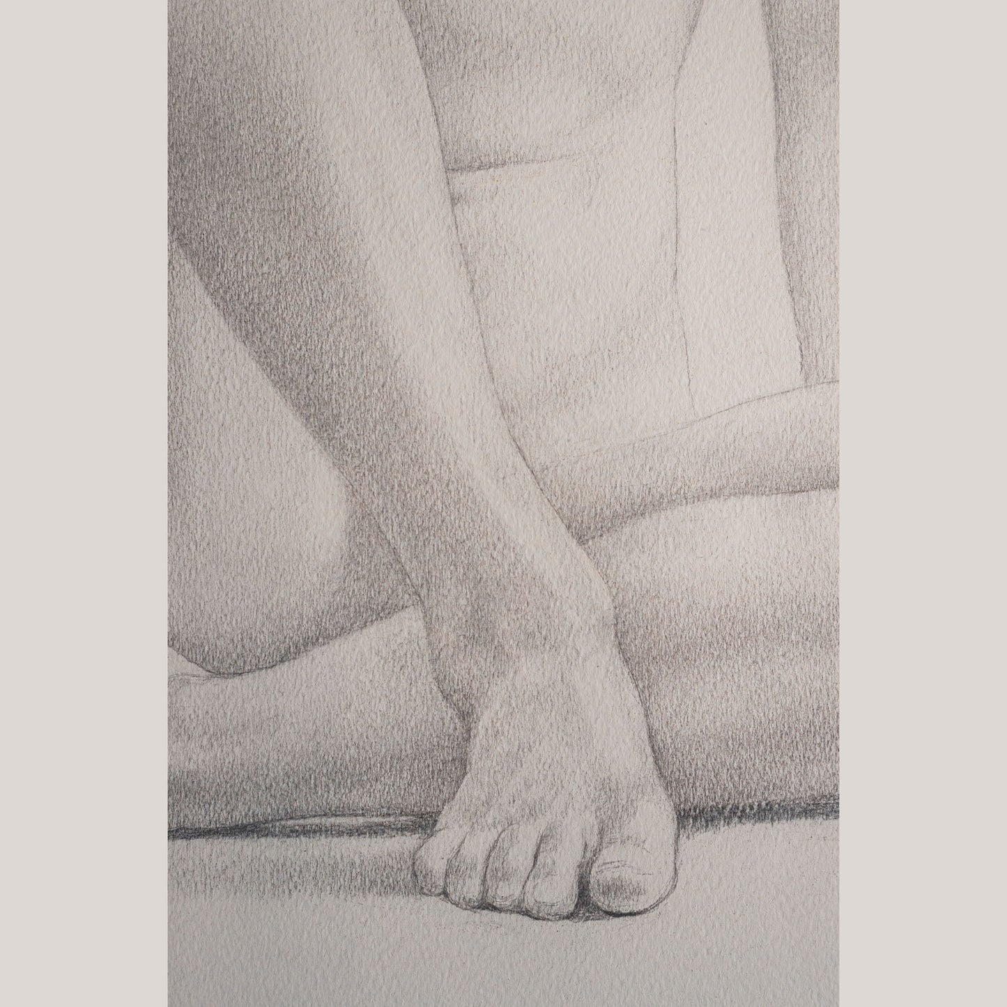 The Four Seasons (Les Quatre Estacions) – Suite of Four Large Framed Original Graphite Drawings