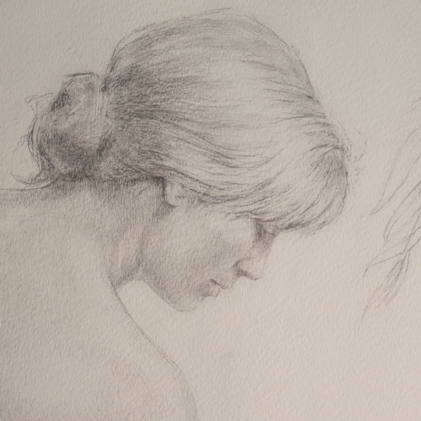 The Four Seasons (Les Quatre Estacions) – Suite of Four Large Framed Original Graphite Drawings