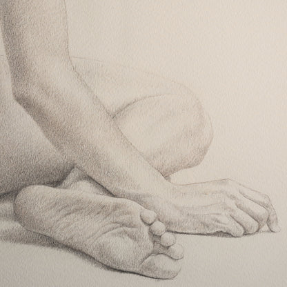 The Four Seasons (Les Quatre Estacions) – Suite of Four Large Framed Original Graphite Drawings