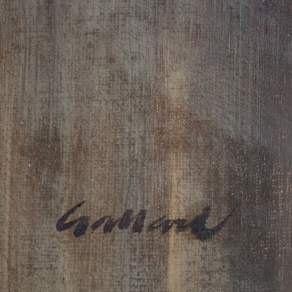 Girl Playing Recorder –Signed Oil on Canvas