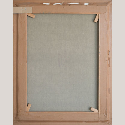 Girl Playing Recorder –Signed Oil on Canvas