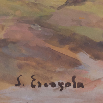 Gypsie Camp Rural Landscape by Joan Escayola Blanch