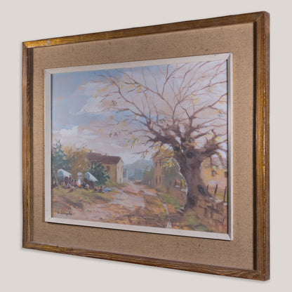 Gypsie Camp Rural Landscape by Joan Escayola Blanch