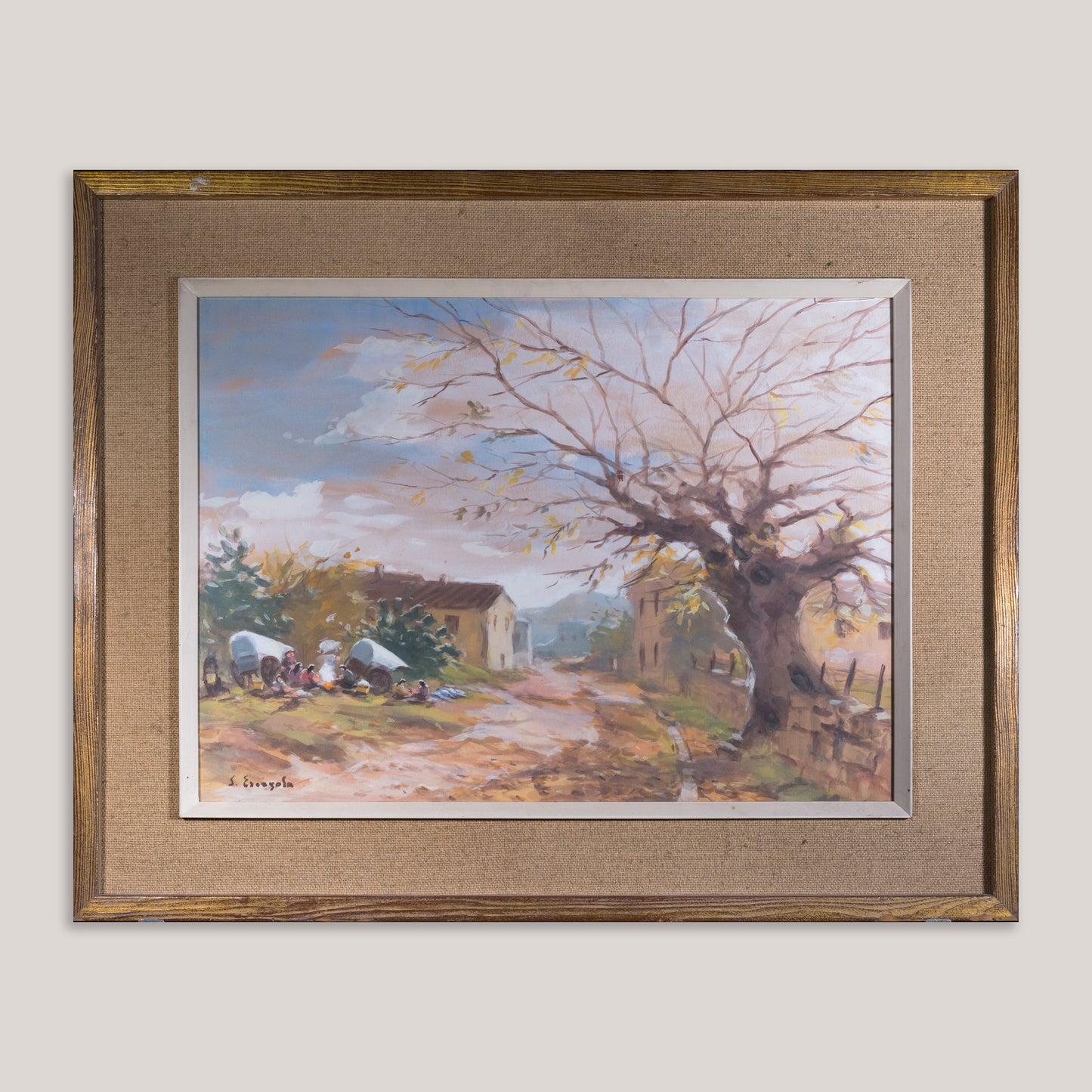 Gypsie Camp Rural Landscape by Joan Escayola Blanch