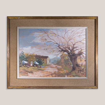 Gypsie Camp Rural Landscape by Joan Escayola Blanch