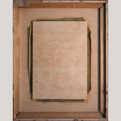 Rafael Ortiz Alfau - Harbour Rooftops -  Cubist Impressionist Influenced Painting