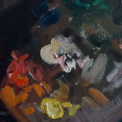 Still Life with Guitar and Books by Alberto Muñoz Boquera