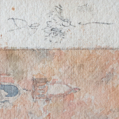 Venetian Canal Scene Watercolour, Artist Unknown
