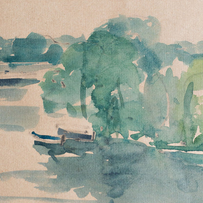 Putney Bridge, London Watercolour