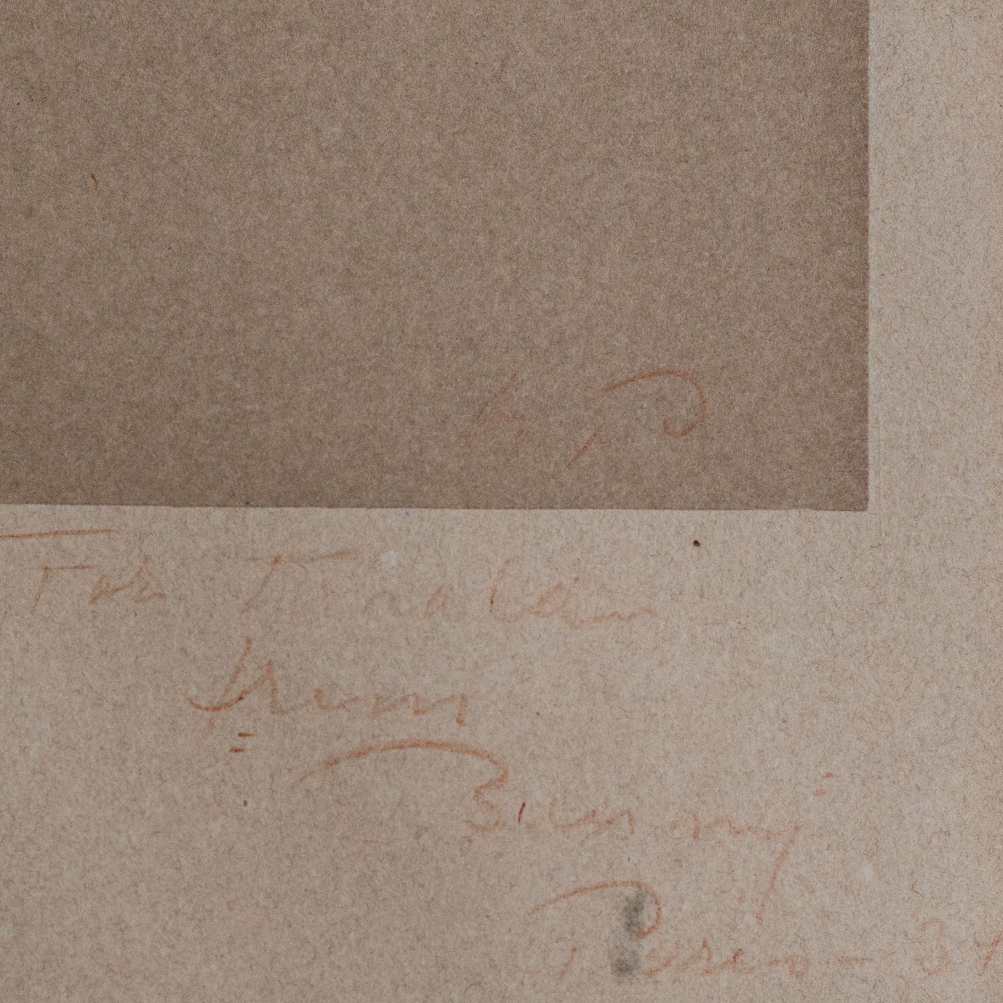 Female Portrait Study Drawing -  signed - 19th Century