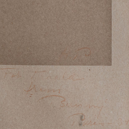 Female Portrait Study Drawing -  signed - 19th Century