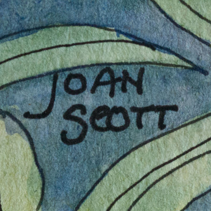 Pink Lilies by Joan Scott - Watercolour