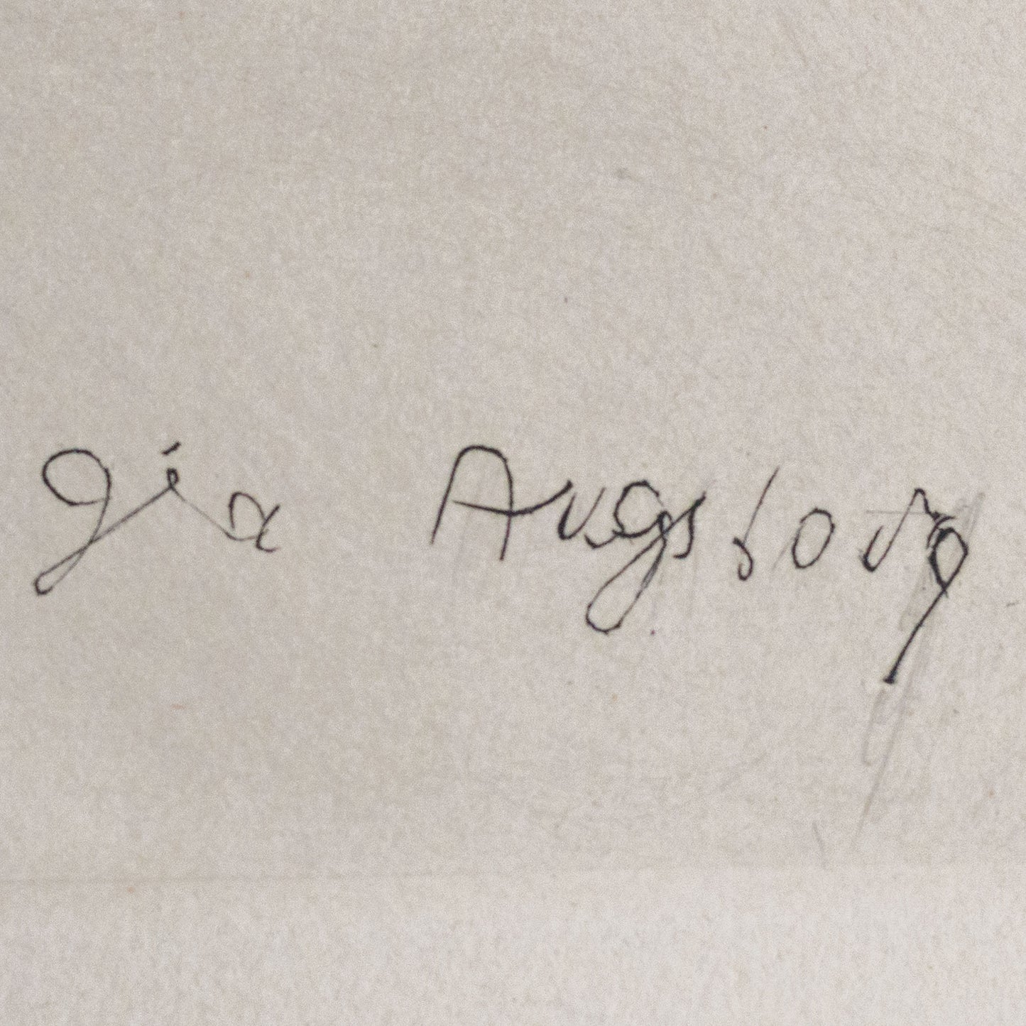 Poissons – Signed Engraving – Géa Augsbourg