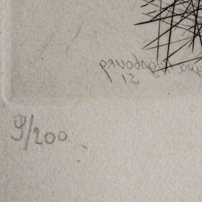 Poissons – Signed Engraving – Géa Augsbourg