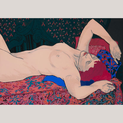Reclining Female Nude | Original Limited Edition