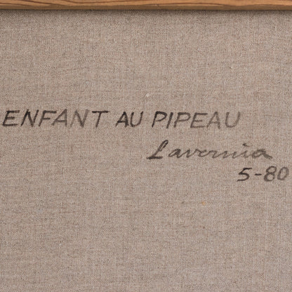 Enfant au Pipeau – Larrania (Signature Presently Unidentified)